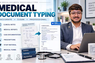 accurately type medical documents and reports