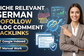 provide niche related german blogs comment backlinks