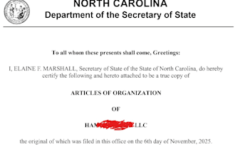 register your llc and ein as well as resale certificate