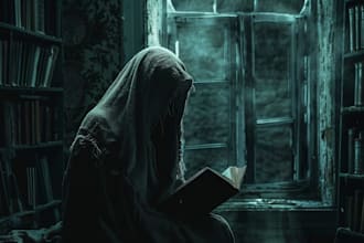 design horror book cover, ebook cover