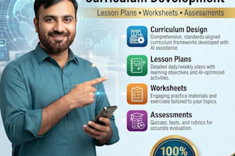 create ai powered curriculum lesson plans worksheets and assessments