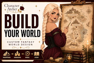 design a custom fantasy world for your novel