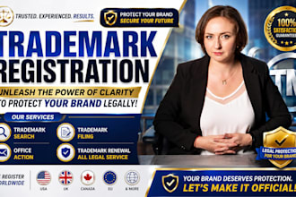register your trademark in the USA and handle uspto trademark filing