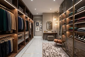 design luxury walk in closet, wardrobe layout, dressingroom and 3d modeling