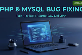 fix PHP, mysql and website bugs fast