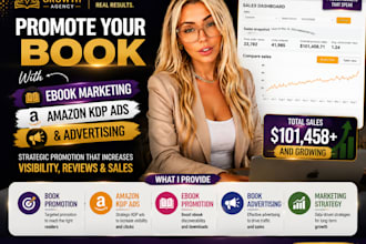 promote your book with ebook marketing, amazon KDP ads and advertising