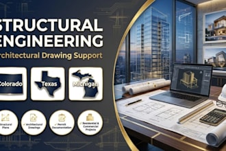structural engineer architectural drawing sign colorado, texas, michigan