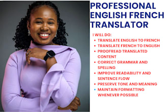 manually translate english to french or french to english