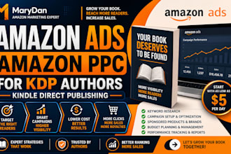 manage amazon ads PPC for KDP author book with amazon advertising