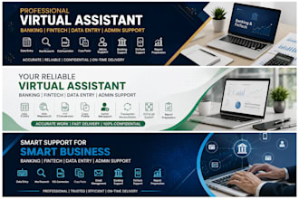 reliable banking, fintech and data entry virtual assistant
