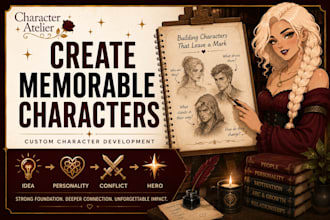 create character profiles and development for your story