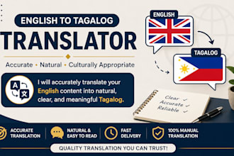 translate english to tagalog and tagalog to english manually