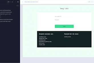 write cypress automated tests for your web application