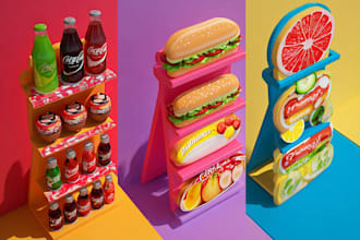food pop art of your food pop art