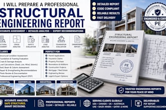 prepare a professional structural engineering report for your building