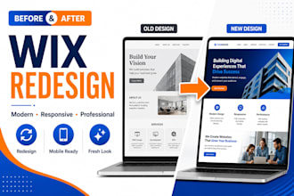 redesign, edit and customize your wix site professionally
