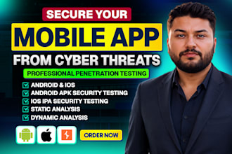 penetration testing on your android and IOS mobile applications