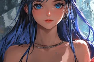 design visual novel anime character