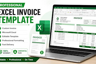 create custom excel invoice templates and spreadsheets