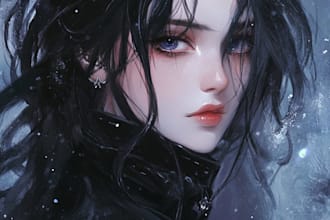 make a anime character