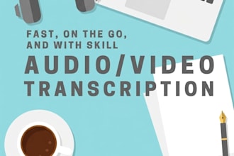 do professional audio transcription and video translation