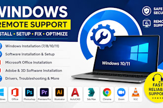 fix windows issues and install any software remotely