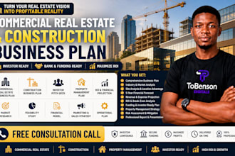 commercial real estate construction business plan investor property management