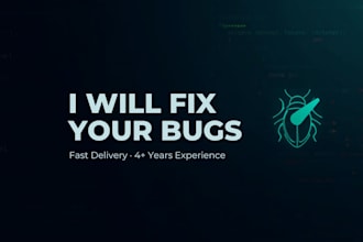 fix bugs in your website, react or nodejs app