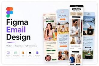 design high converting email templates in figma