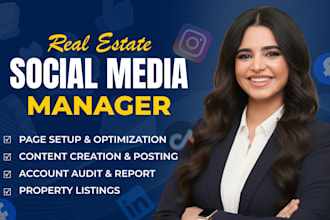 be your real estate social media manager and content creator
