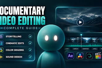 edit documentary style videos for youtube