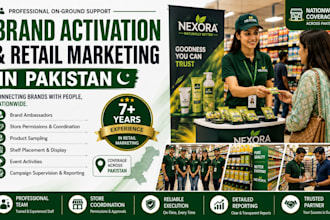 provide brand activation and retail marketing in pakistan