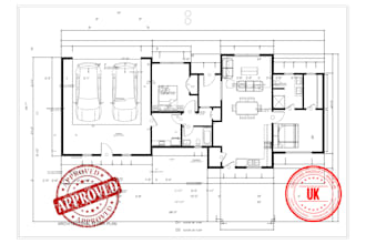 review and draw UK planning permission and building regulations drawings