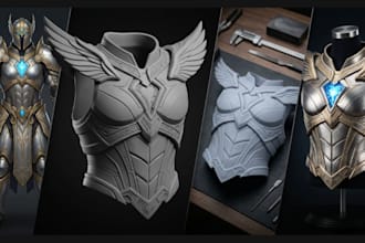 3d cosplay creation 3d cosplay armor model 3d armor print and paint 3d printing