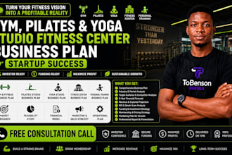 gym pilates yoga studio fitness center personal training business plan startup
