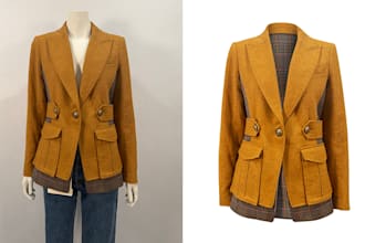 do flat lay and ghost mannequin photo editing for clothing brands