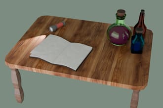 create a stylizet low poly enviroment asset for your game