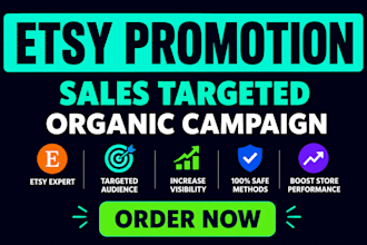 do etsy promotion to increase etsy traffic and shop visibility