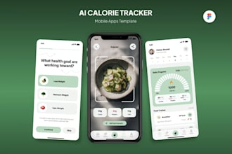 develop ai calorie tracking app, food scanner app, nutrition tracker, health app