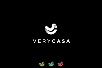 design a flat minimalist modern and unique business logo