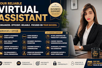 be your virtual assistant for daily business and online tasks