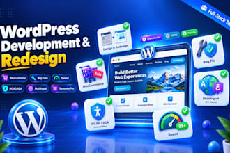 create build design redesign wordpress divi website design and development