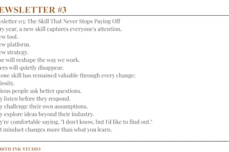 write engaging email newsletters for your audience
