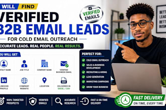 find verified b2b email leads for cold email outreach