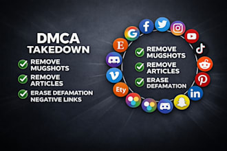 takedown harassing remove copyright mass reports facebook youtube instagram dmca