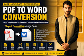 pdf to word, excel, google docs with perfect formatting