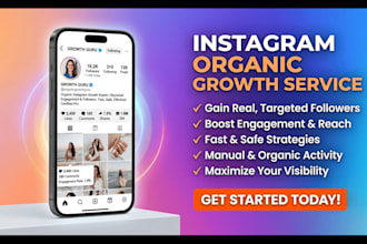 do organic instagram growth and marketing management