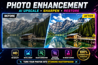 professionally enhance, sharpen, and improve your photos