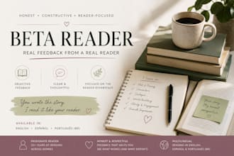be your multilingual beta reader with honest feedback