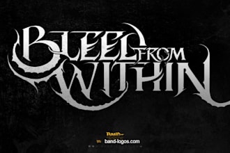 design custom metalcore, modern metal, alternative metal logo